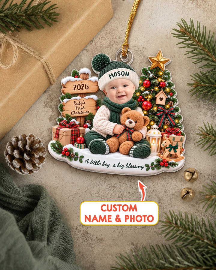 Happy Christmas My Baby Acrylic Ornament