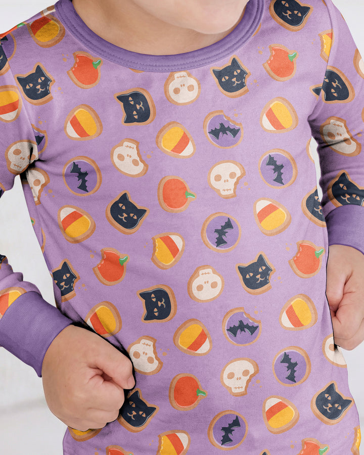 Halloween Cookies Bamboo Two Piece Long Sleeve Pajama Set