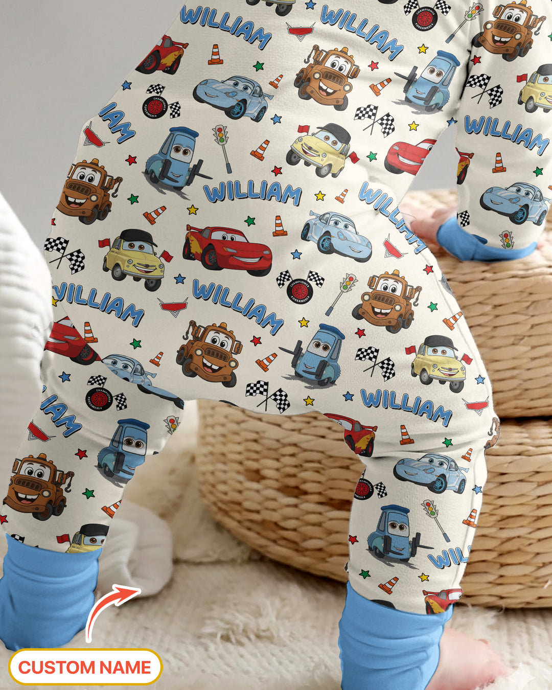 Gerippte Babykleidung mit individuellem Foto - Weich &amp; Skizzenhaft