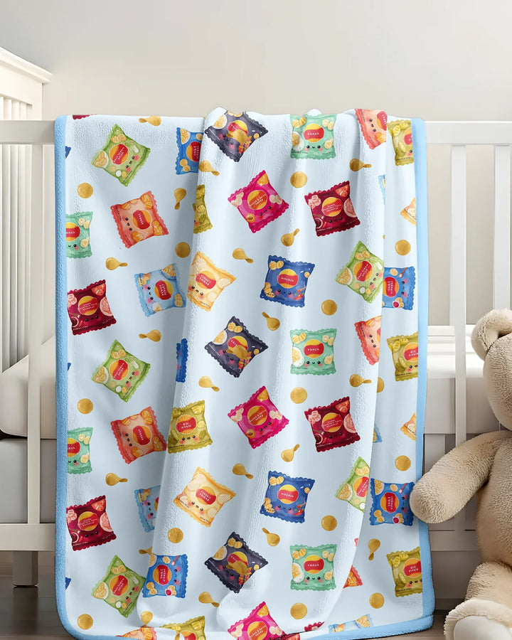 Potato Chips Bamboo Blanket