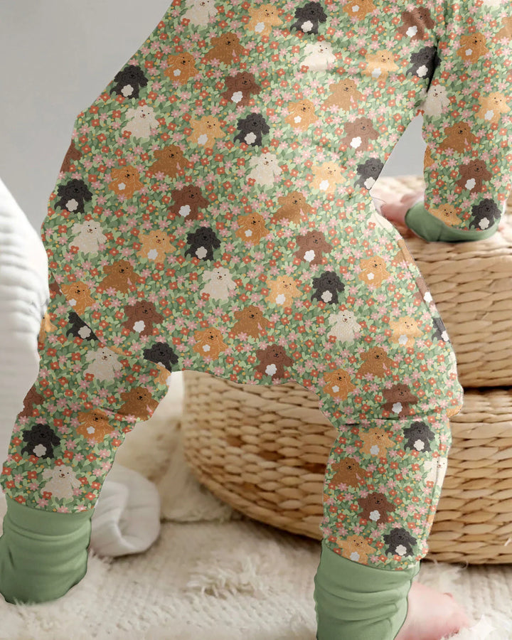 Gerippte Babykleidung mit individuellem Foto - Weich &amp; Skizzenhaft