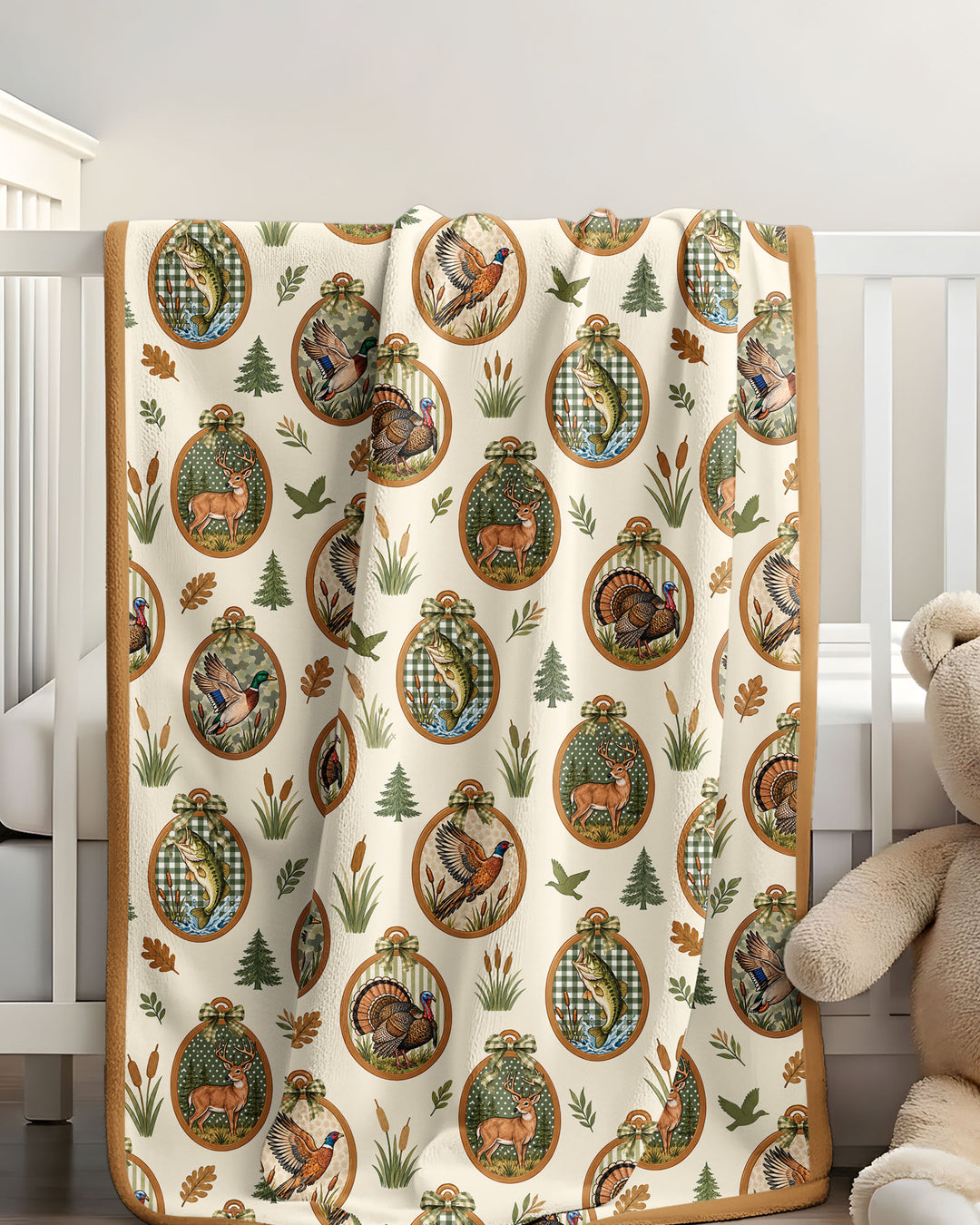 Hunting Season Family Matching Bamboo Blanket
