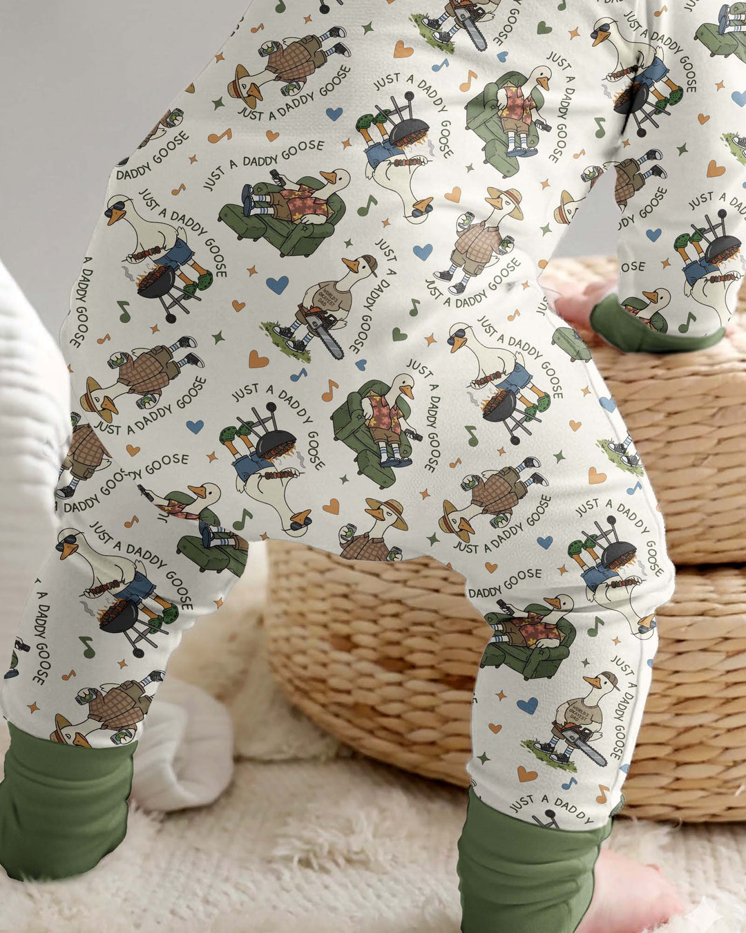 Gerippte Babykleidung mit individuellem Foto - Weich &amp; Skizzenhaft