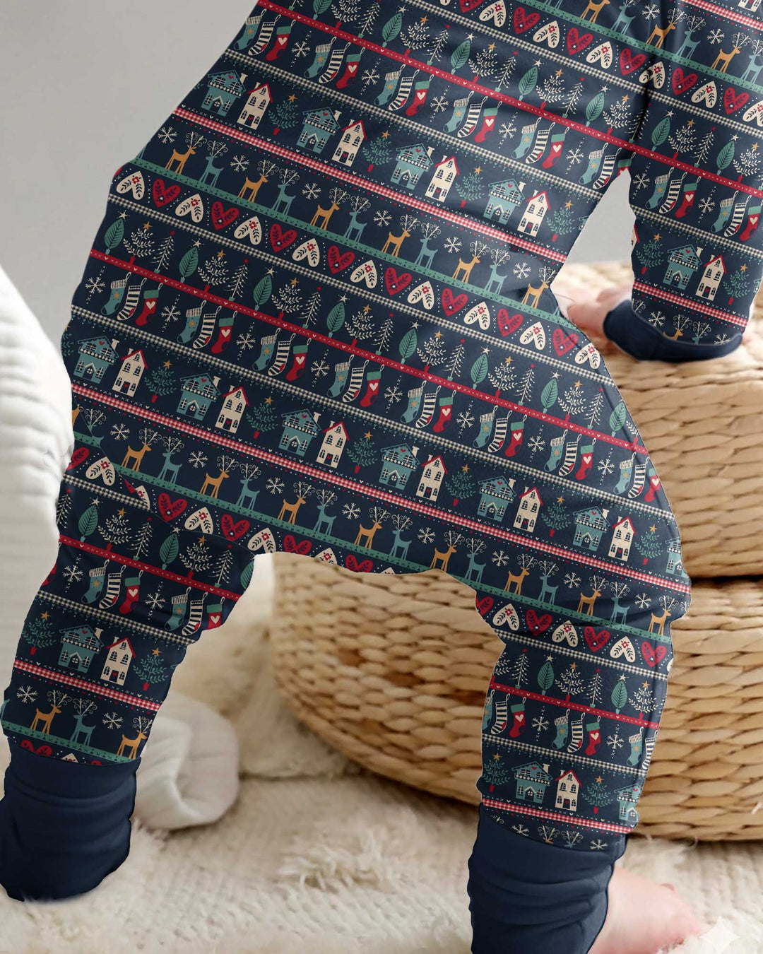 Vintage Nordic Christmas Bamboo Convertible Zippy