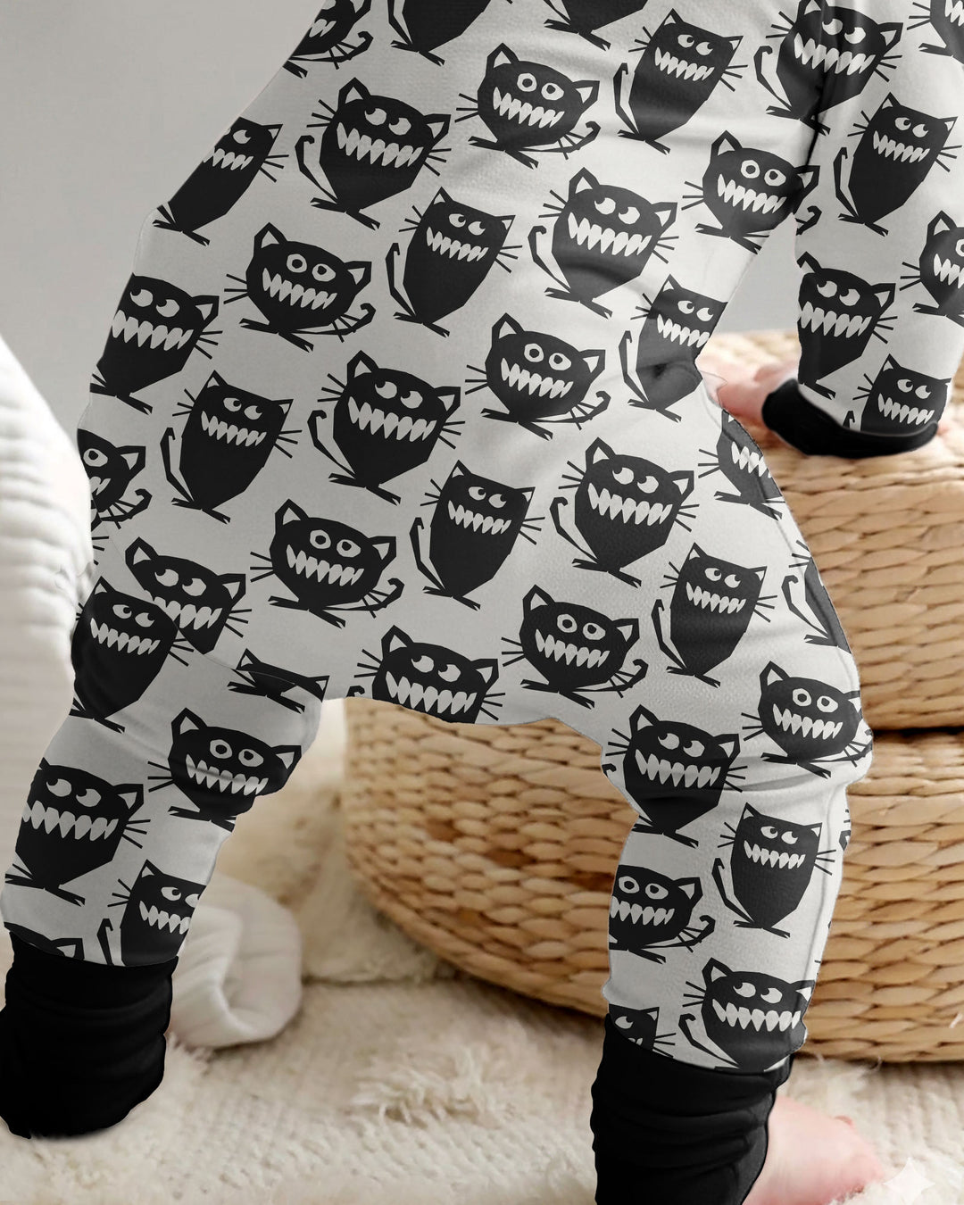 Halloween Monster Cats Bamboo Convertible Zippy