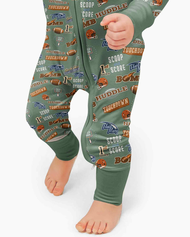 Football Lingo Bamboo Convertible Zippy