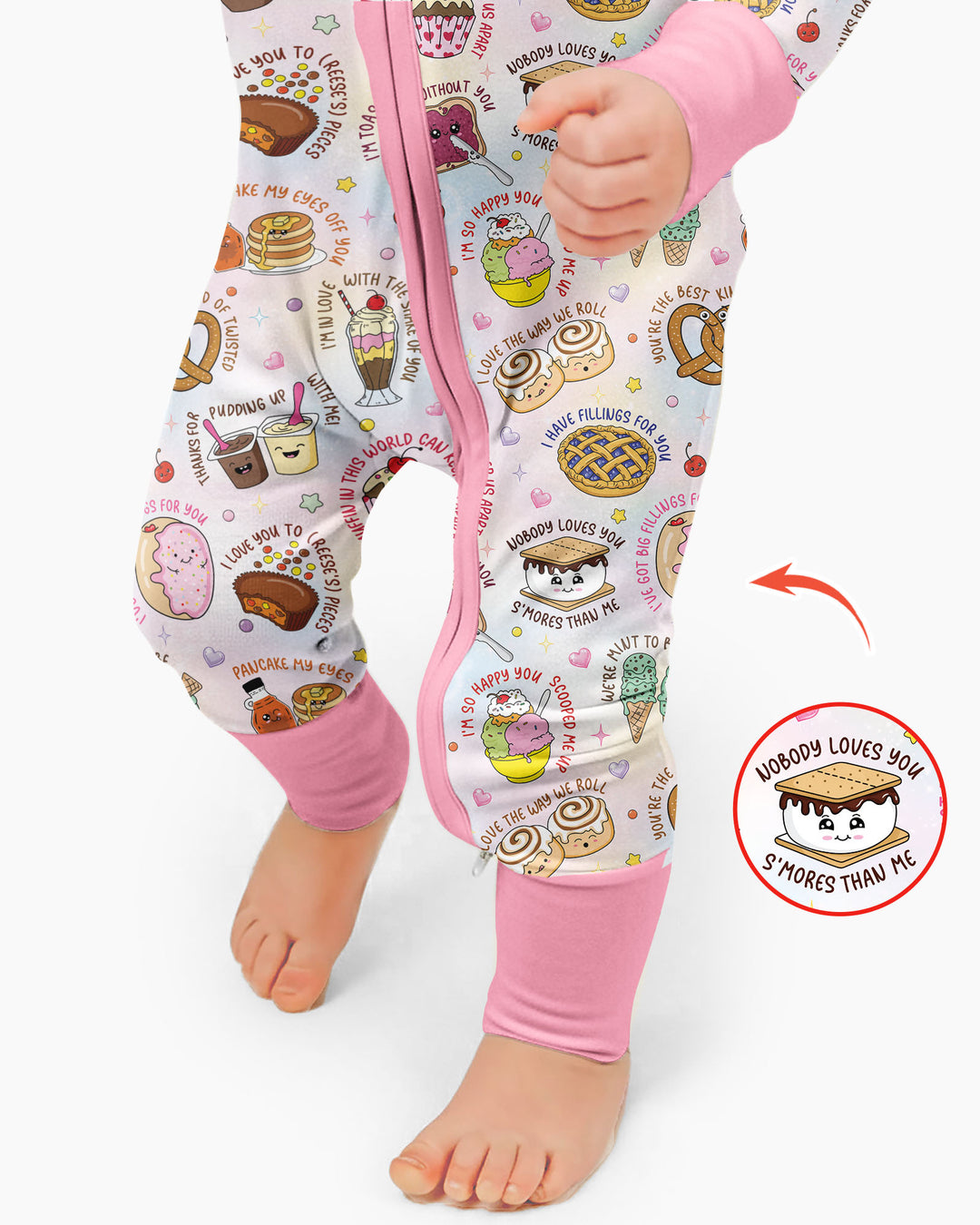 Sweet Love Puns Bamboo Convertible Zippy