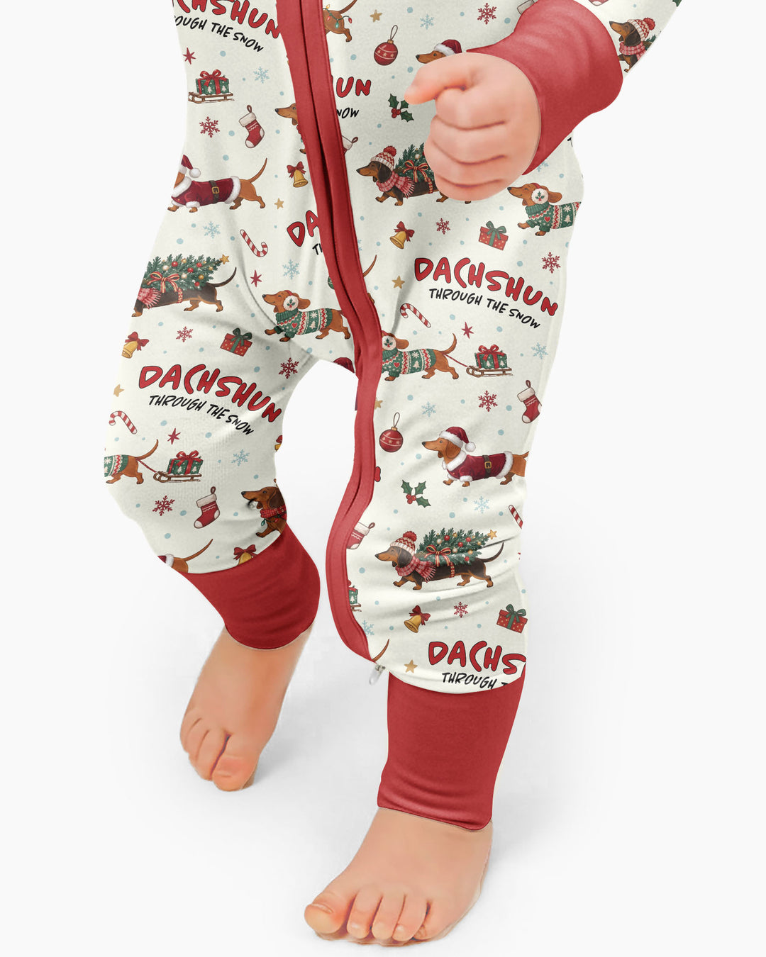 Dachshund Through The Snow Bamboo Convertible Zippy