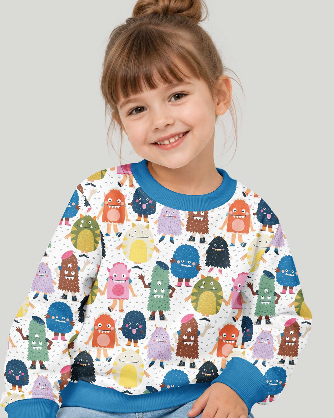 (Not So) Scary Monsters Bamboo Crewneck Sweatshirt