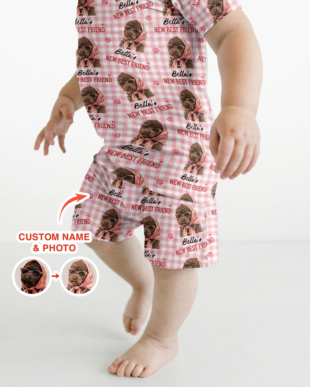 New Best Friend Bamboo Two Piece Short Sleeve Shorts Pajama Set
