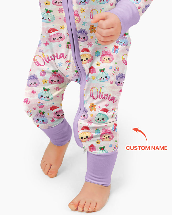 Christmas Dumpling Bamboo Convertible Zippy