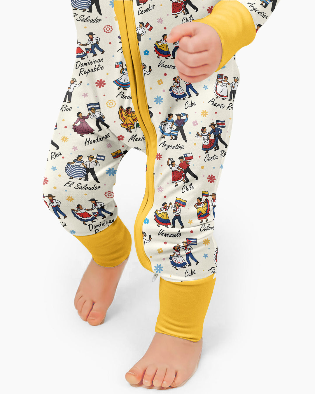 Gerippte Babykleidung mit individuellem Foto - Weich &amp; Skizzenhaft
