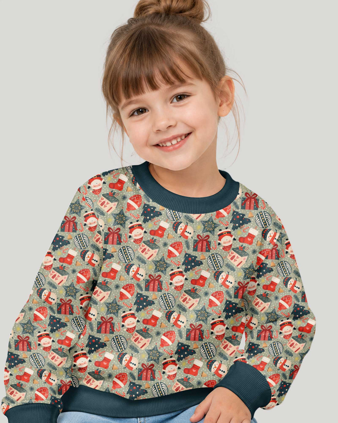 Christmas Ornaments Bamboo Crewneck Sweatshirt