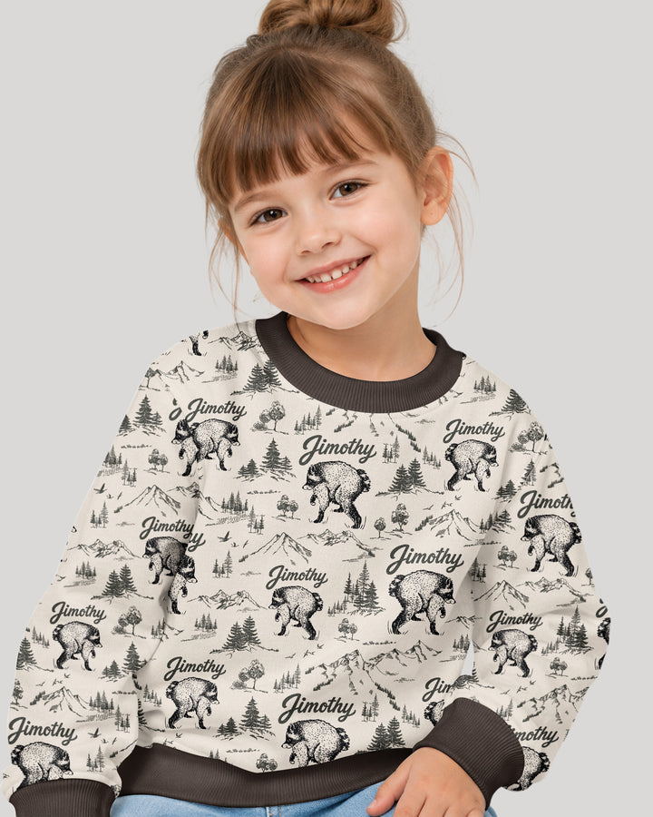 Sweatshirt mit Rundhalsausschnitt aus Bambusfaser