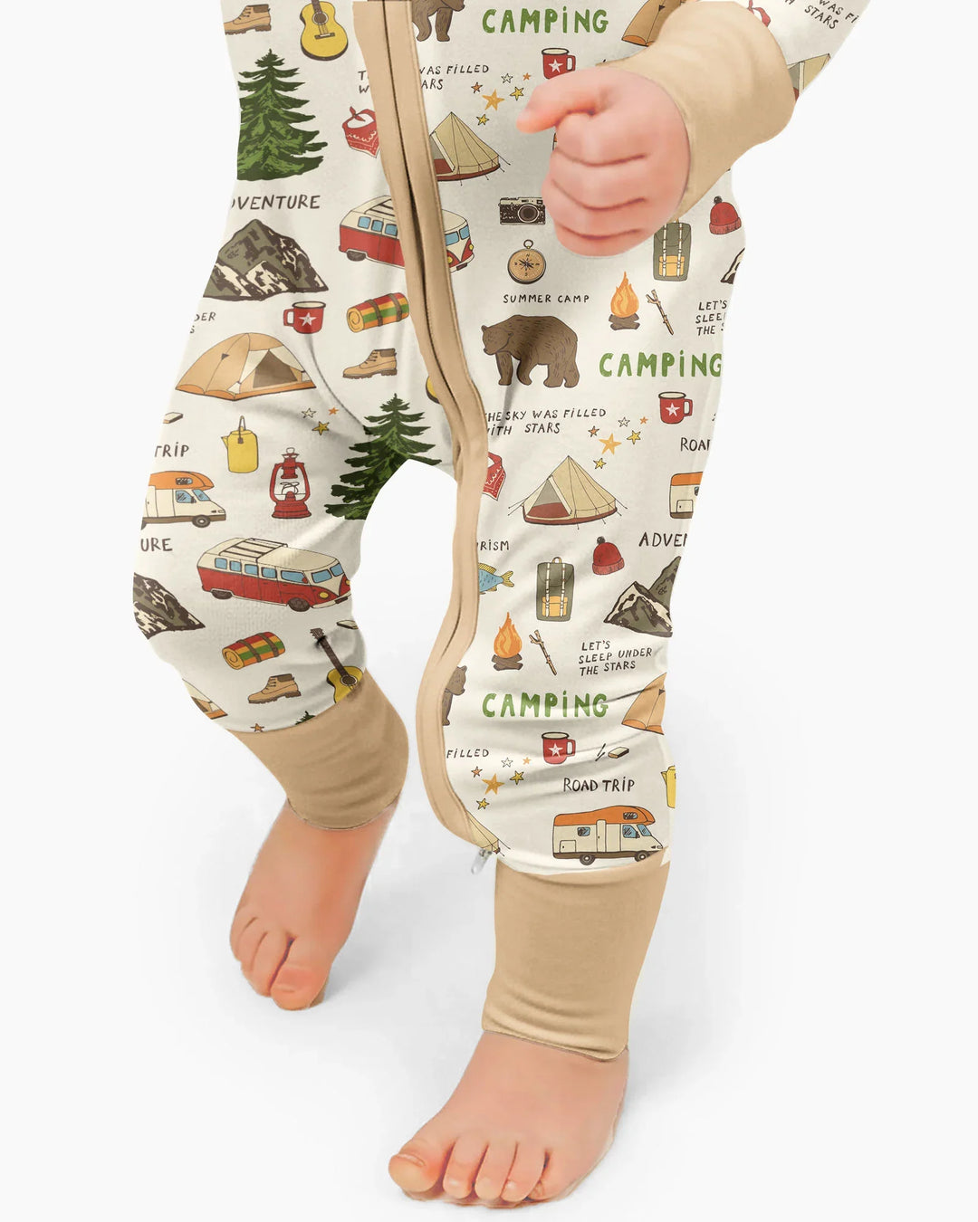 Gerippte Babykleidung mit individuellem Foto - Weich &amp; Skizzenhaft