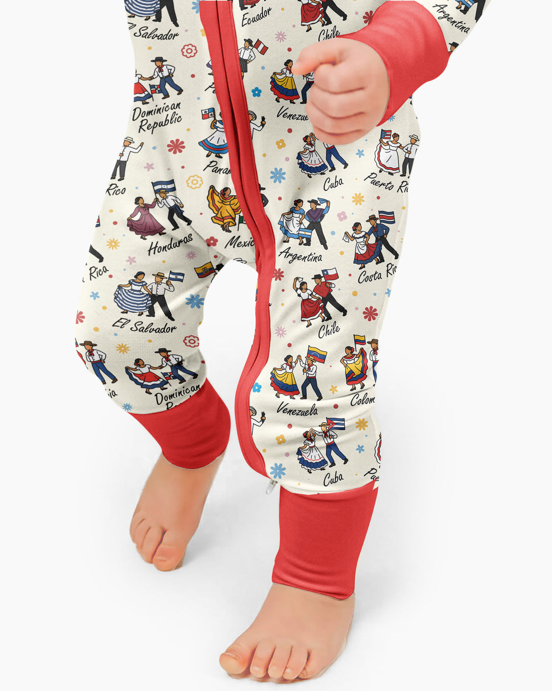 Gerippte Babykleidung mit individuellem Foto - Weich &amp; Skizzenhaft