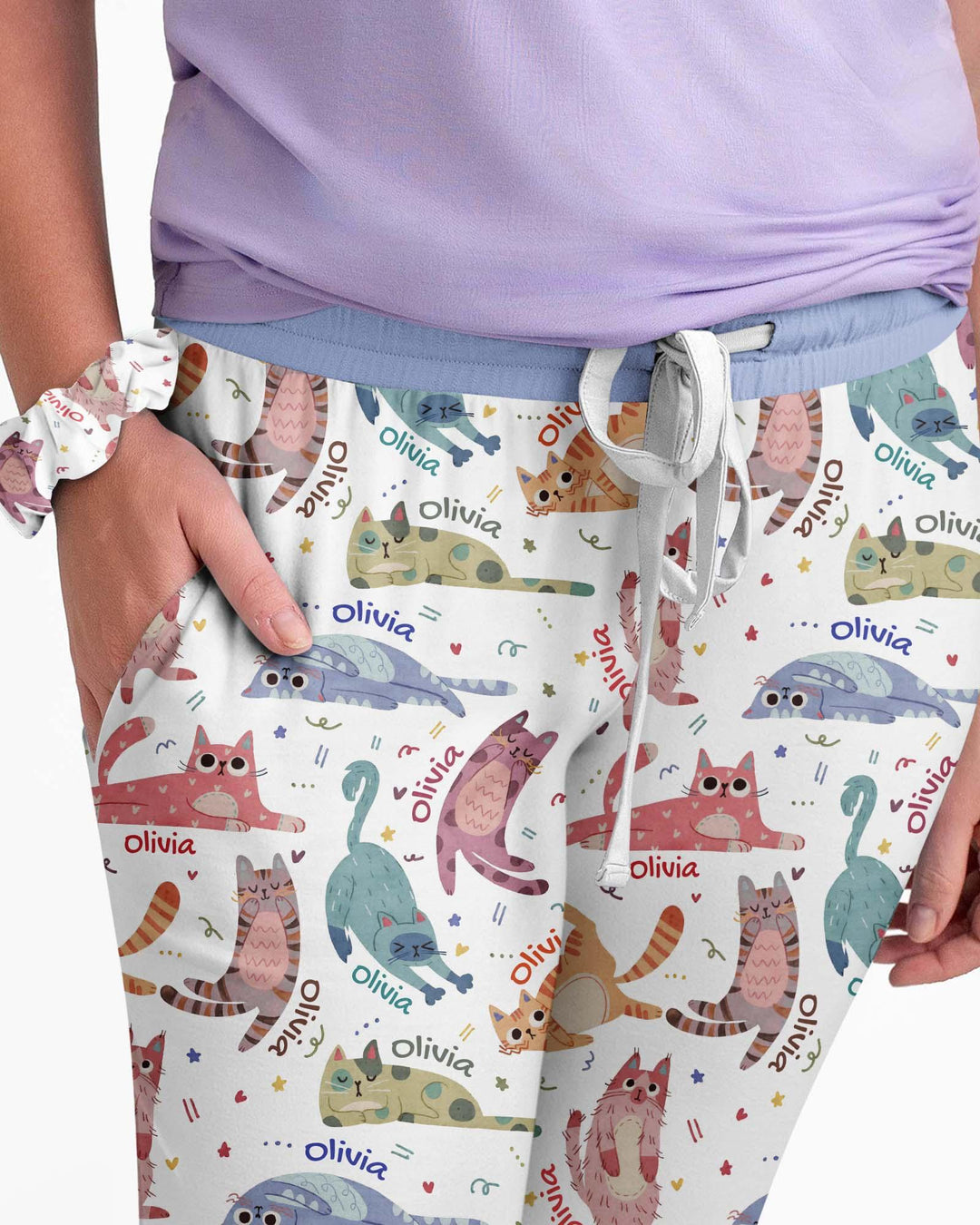 Template Damen Pyjama-Set aus personalisiertem Bambus