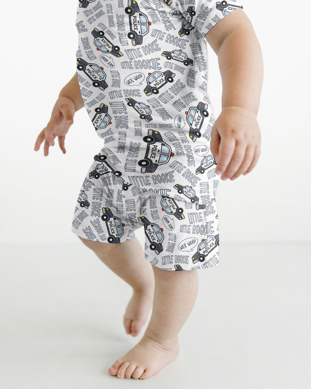 Little Rookie Bamboo Two Piece Short Sleeve Shorts Pajama Set