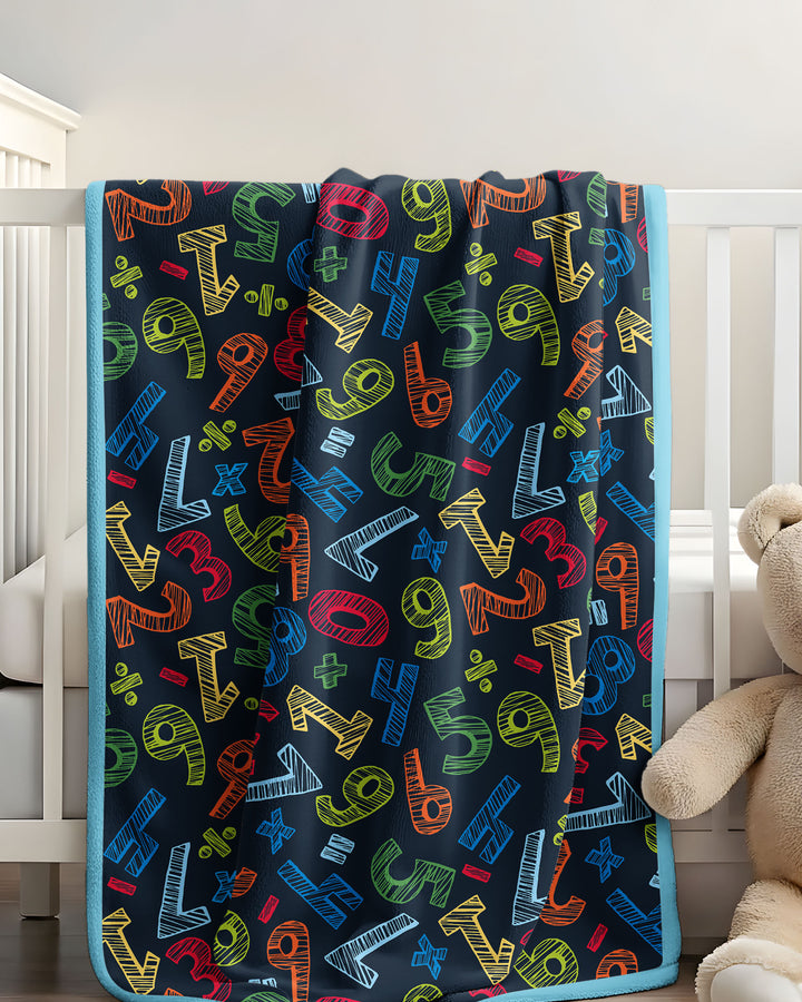 Math Doodles Bamboo Blanket