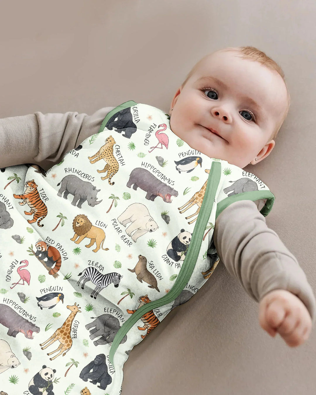 Safari Animals Bamboo Sleep Bag