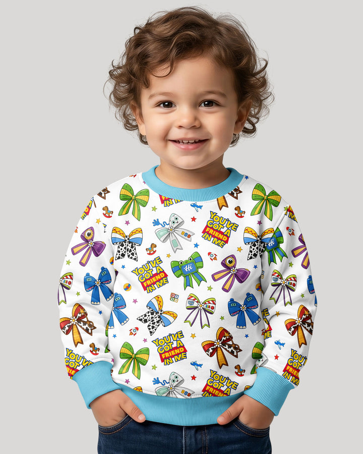 Sweatshirt mit Rundhalsausschnitt aus Bambusfaser