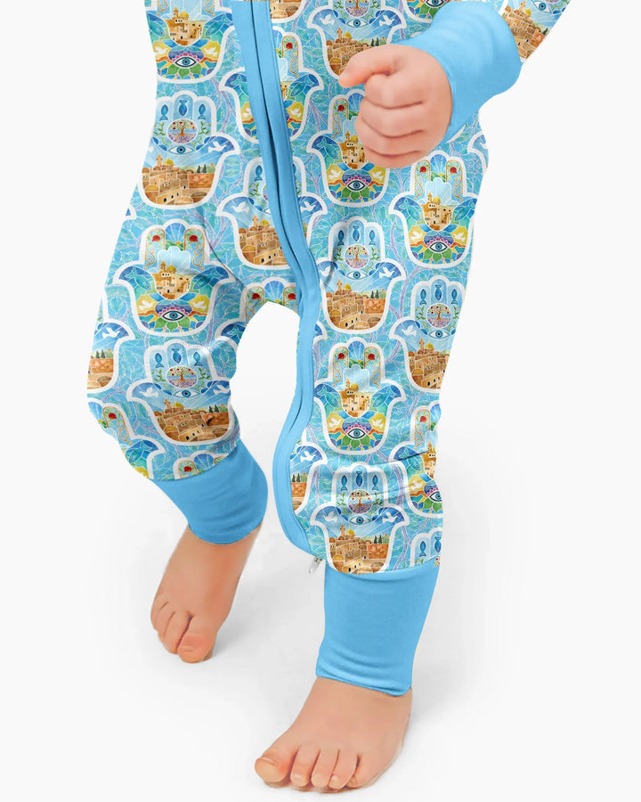 Gerippte Babykleidung mit individuellem Foto - Weich &amp; Skizzenhaft
