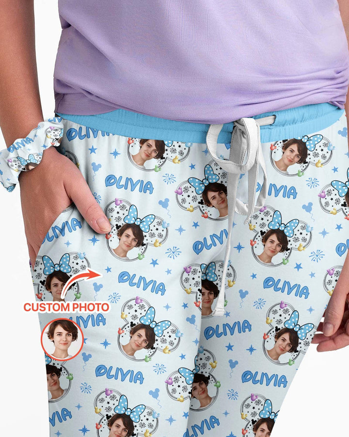 Template Damen Pyjama-Set aus personalisiertem Bambus