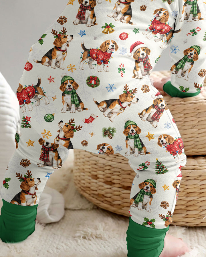 Beagle Christmas Bamboo Convertible Zippy