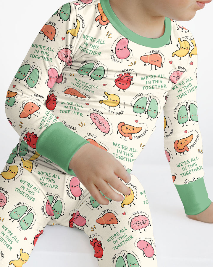 We're All In This Together Bamboo Two Piece Long Sleeve Pajama Set