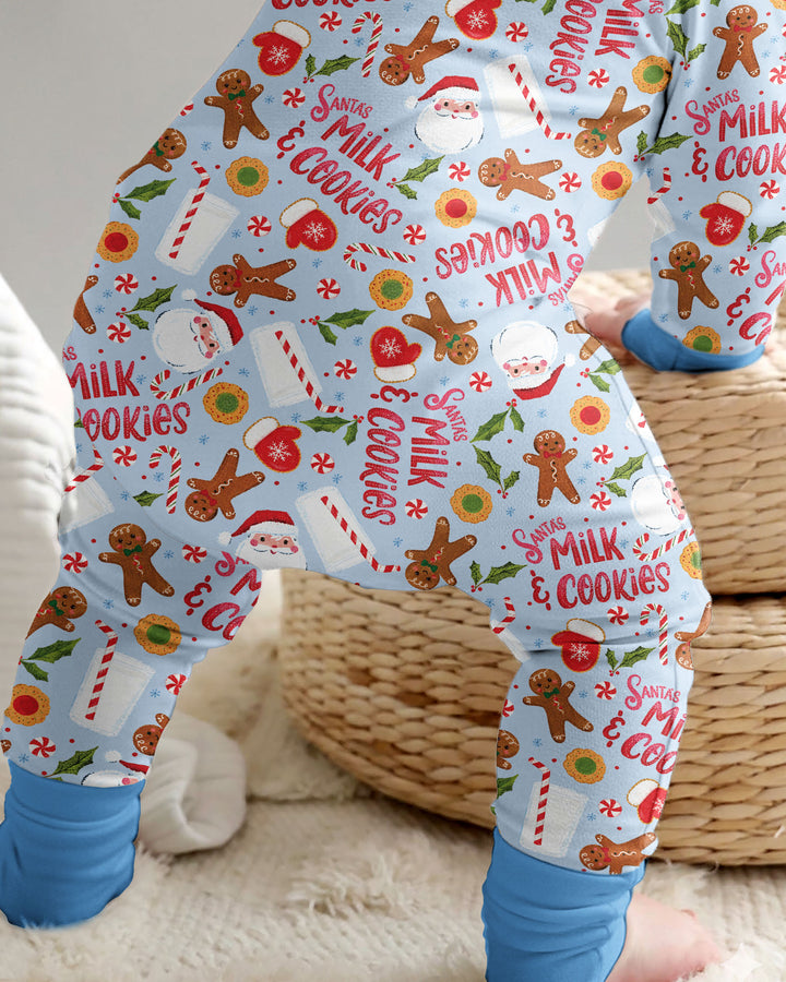 Santas, Milk and Cookies Bamboo Convertible Zippy