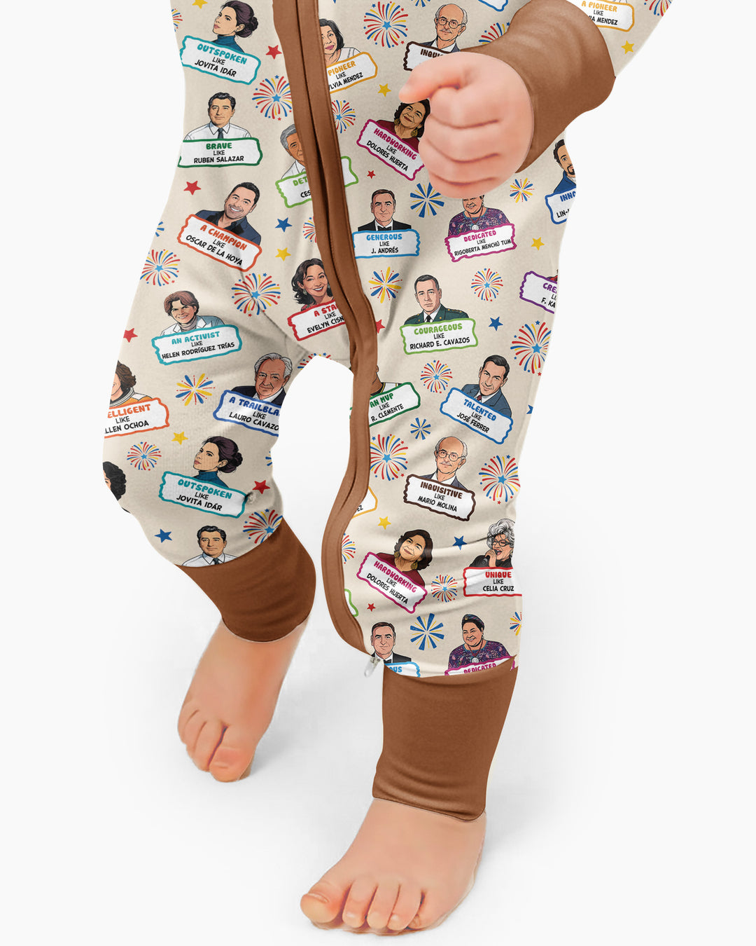 Gerippte Babykleidung mit individuellem Foto - Weich &amp; Skizzenhaft