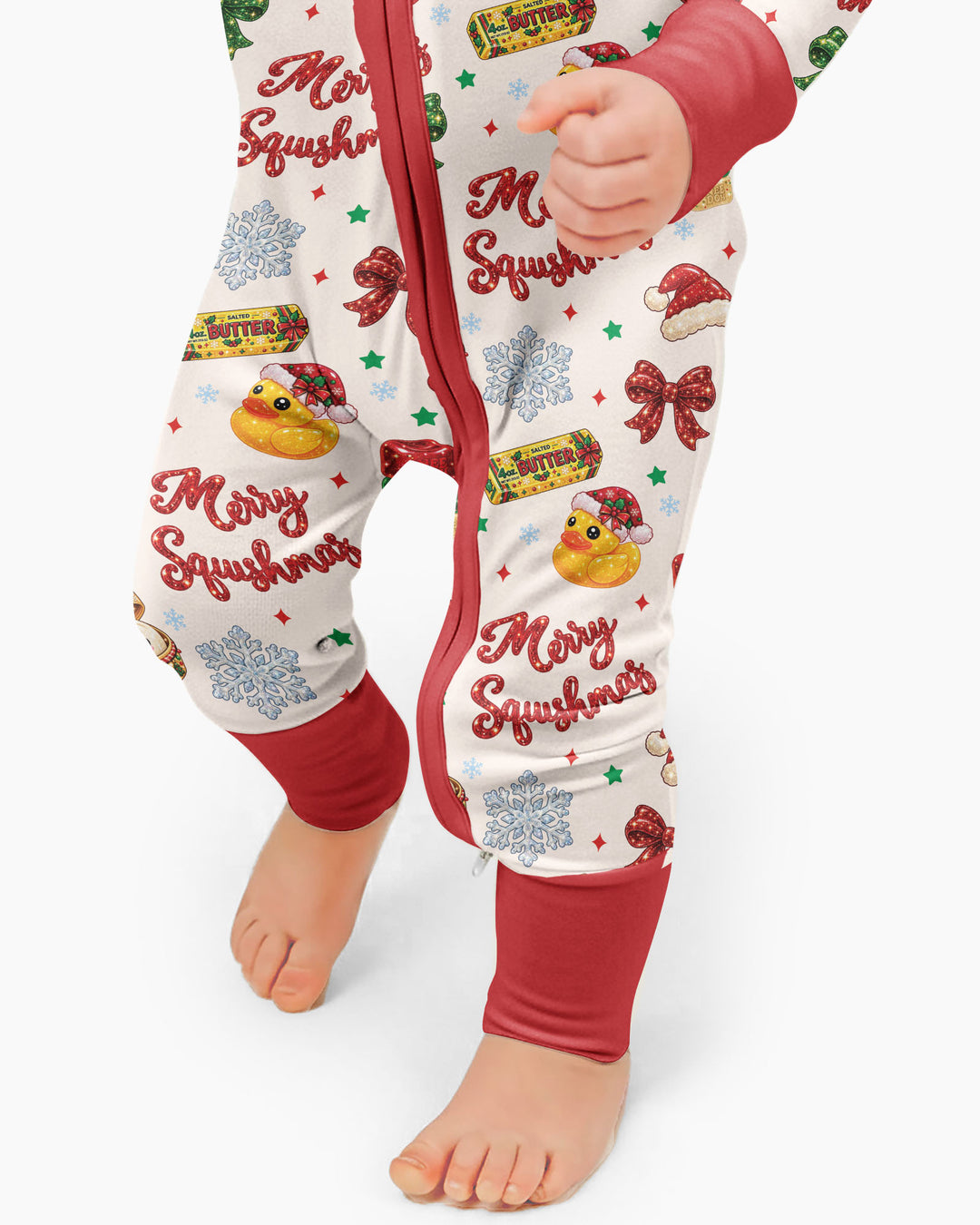 Merry Squishmas Bamboo Convertible Zippy