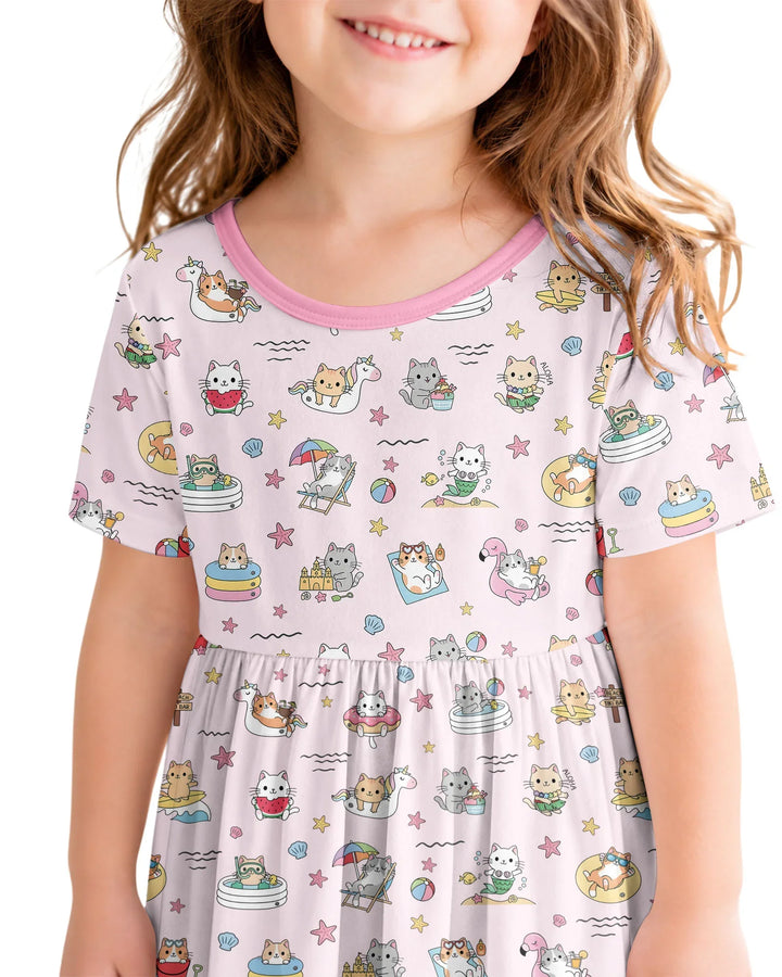 Vorlage Bambus Twirl Kleid