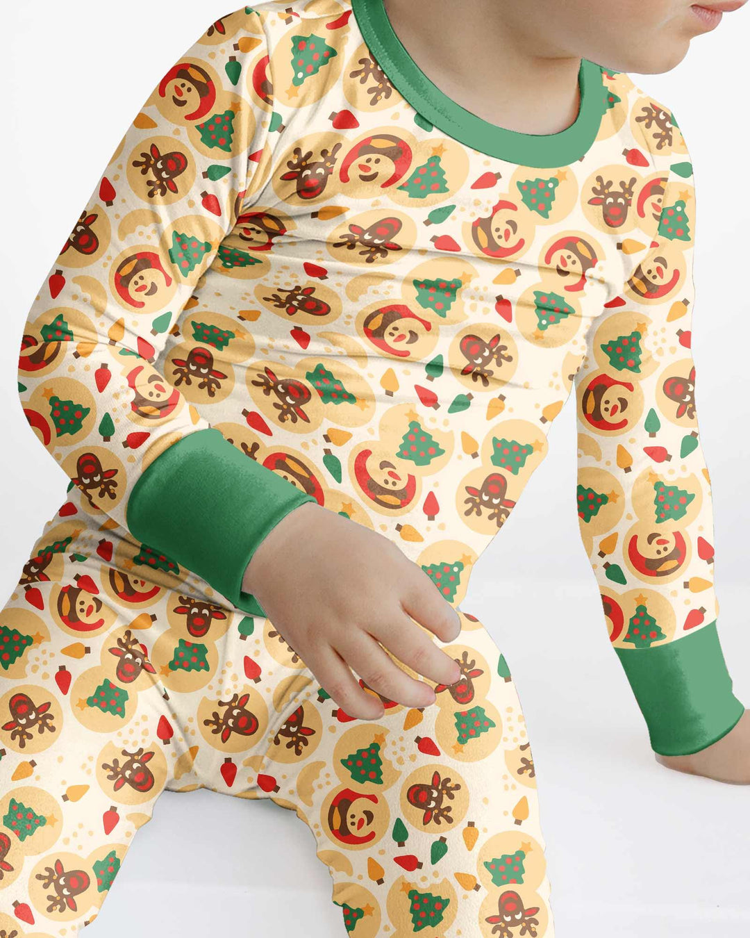 Christmas Sugar Cookie  Bamboo Two Piece Long Sleeve Pajama Set