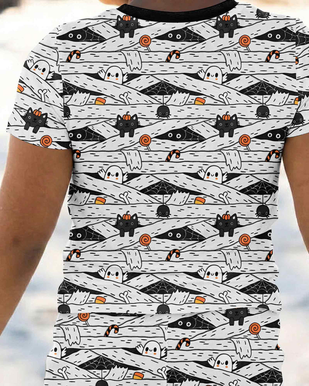 Zweiteiliges, kurzärmliges Pyjama-Set mit Marienkäfern