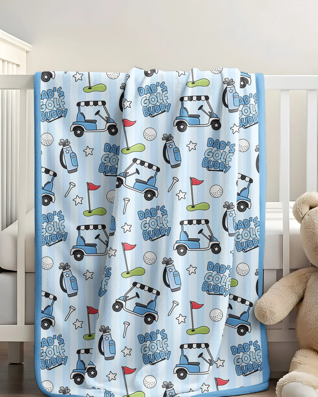 Dad's Golf Buddy Bamboo Blanket