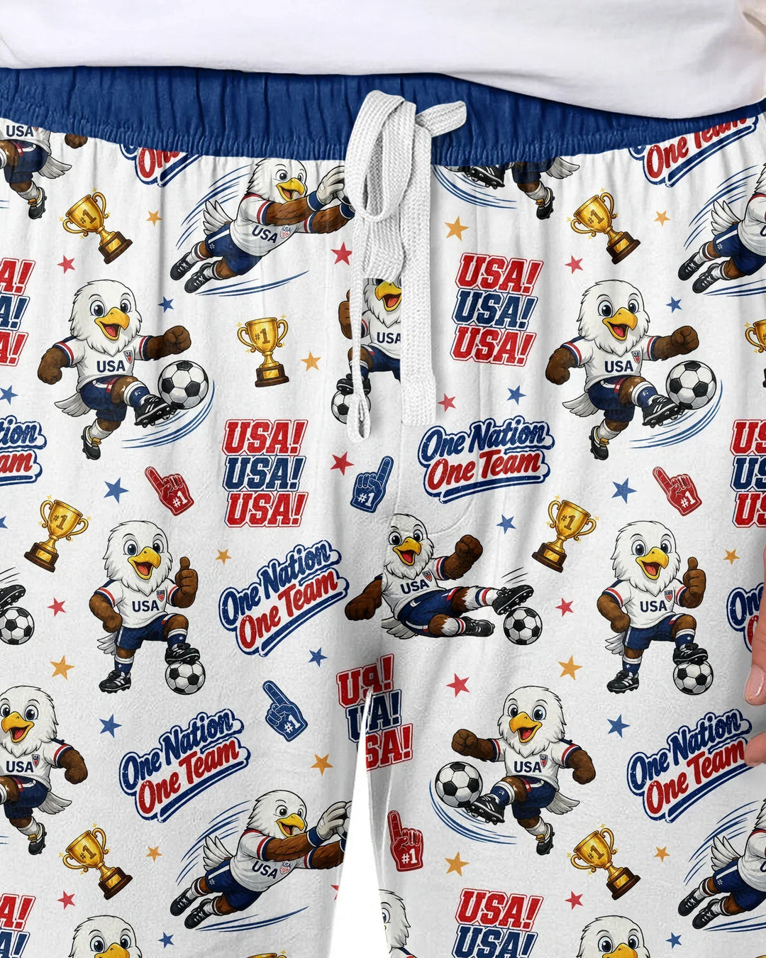 Soccer One Nation One Team Bamboo Men's Pajama Set