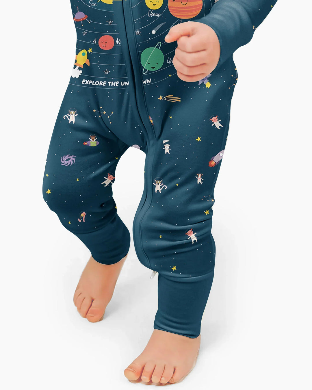 Gerippte Babykleidung mit individuellem Foto - Weich &amp; Skizzenhaft