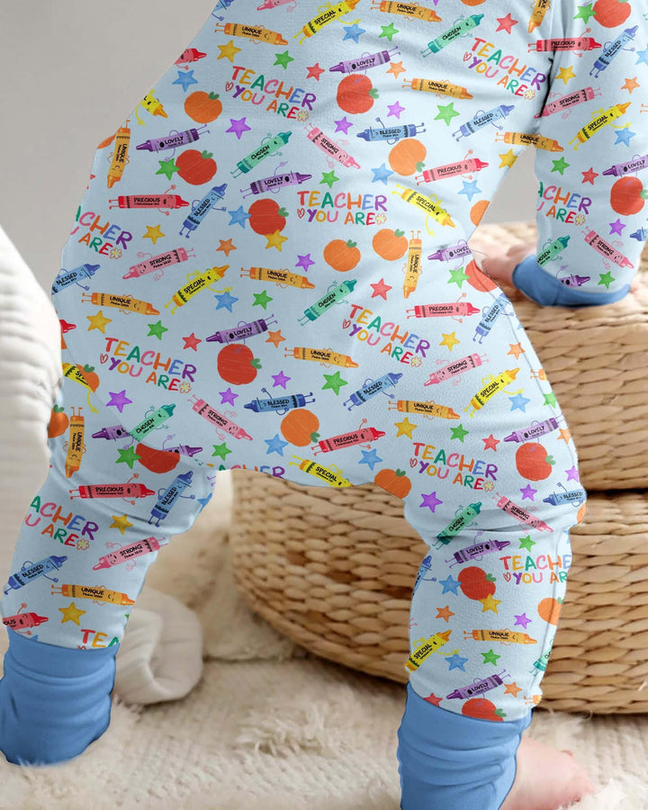 Gerippte Babykleidung mit individuellem Foto - Weich &amp; Skizzenhaft