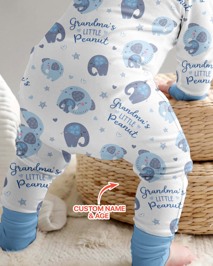Little Peanut Baby Elephant Bamboo Convertible Zippy