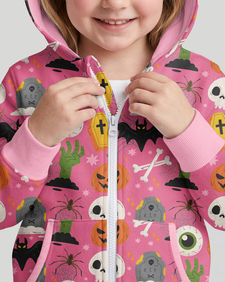 Little Monsters Bamboo Zip Hoodie