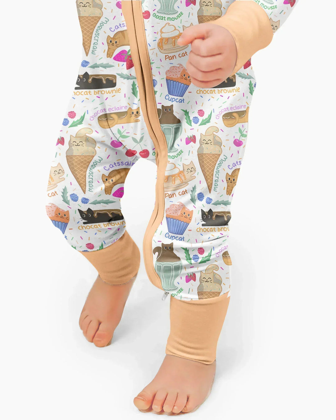 Gerippte Babykleidung mit individuellem Foto - Weich &amp; Skizzenhaft