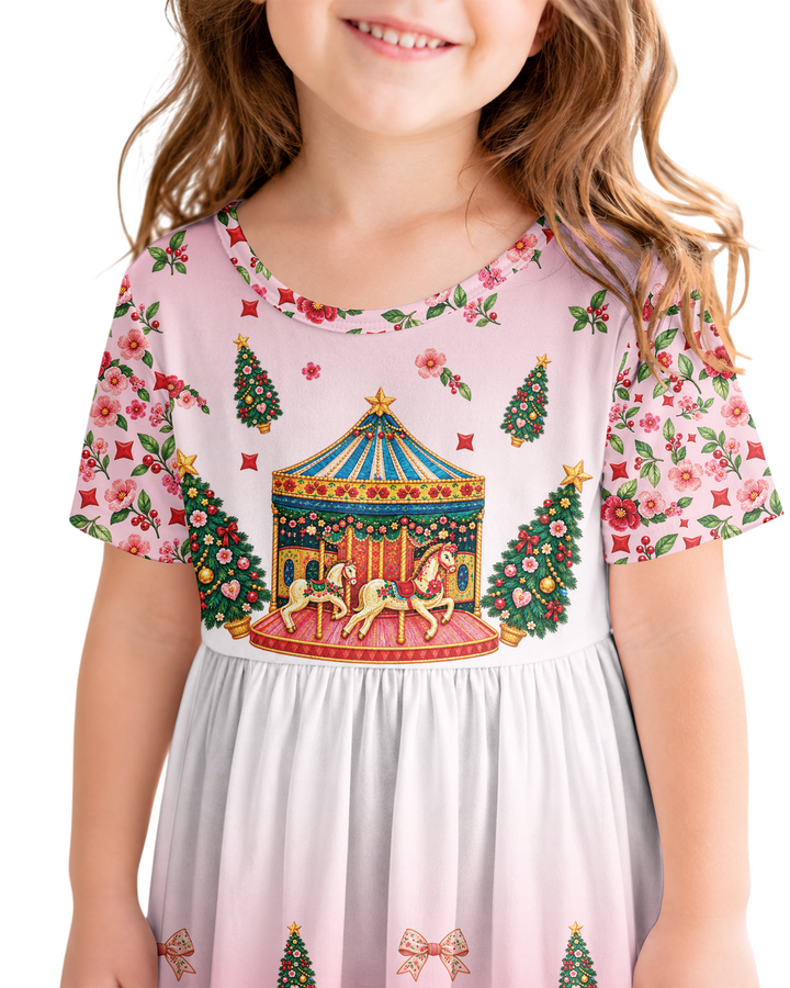 Enchanted Carousel Bamboo Twirl Dress