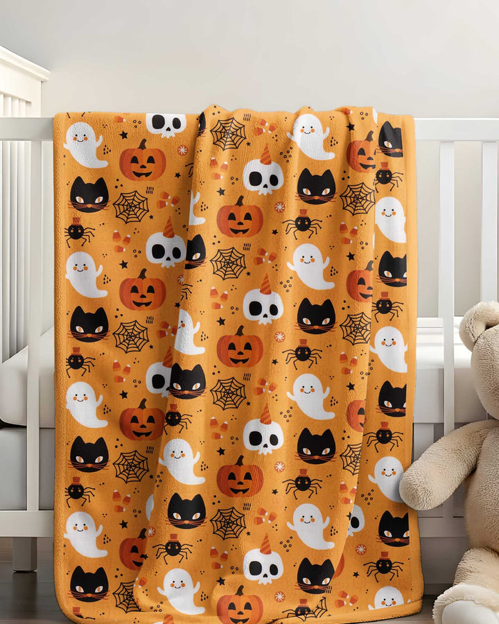 Halloween Party Bamboo Blanket
