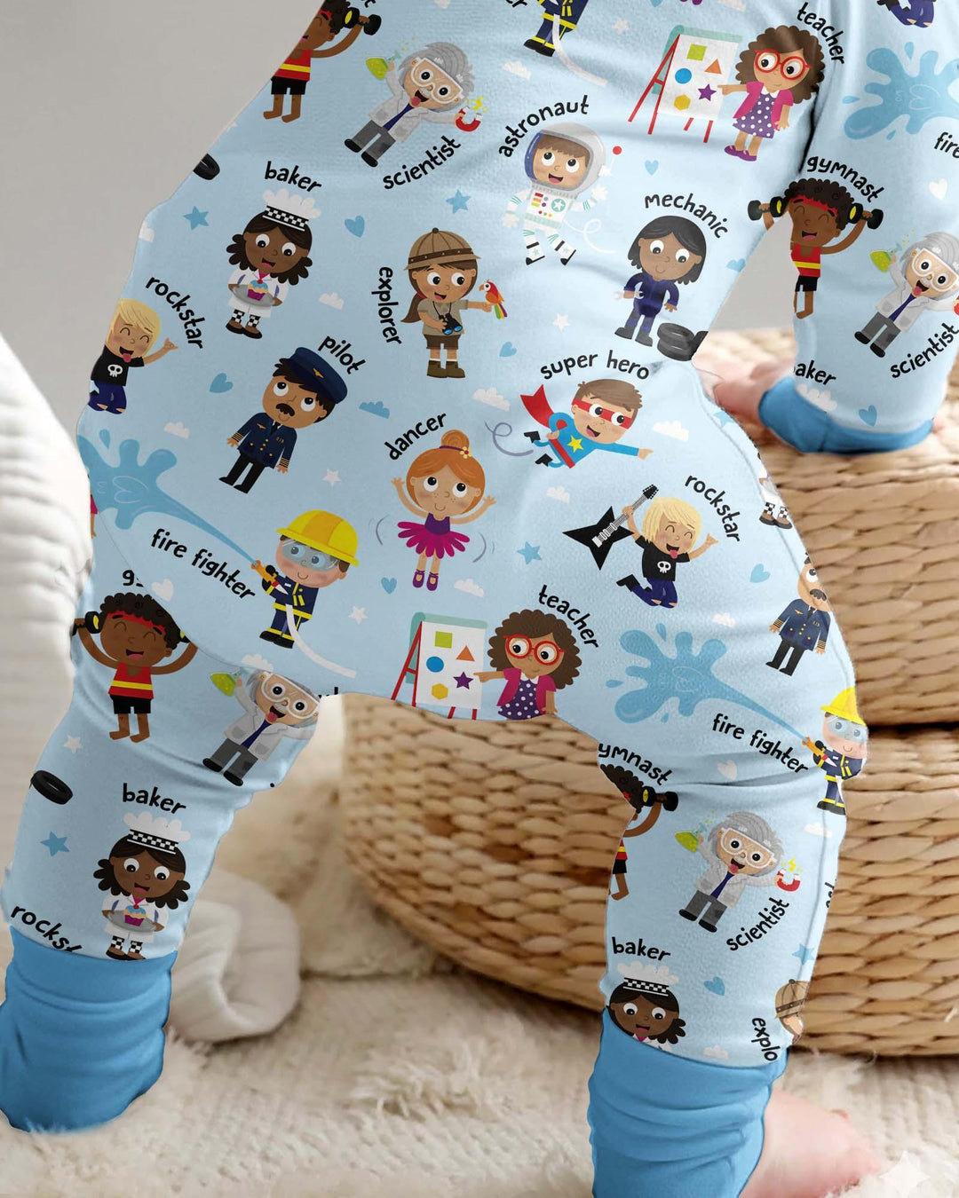 Gerippte Babykleidung mit individuellem Foto - Weich &amp; Skizzenhaft
