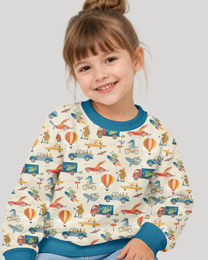 Monsters on the Move Bamboo Crewneck Sweatshirt