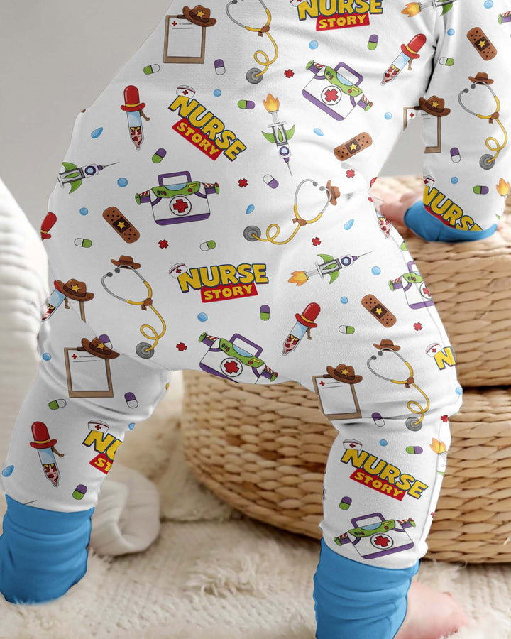 Gerippte Babykleidung mit individuellem Foto - Weich &amp; Skizzenhaft