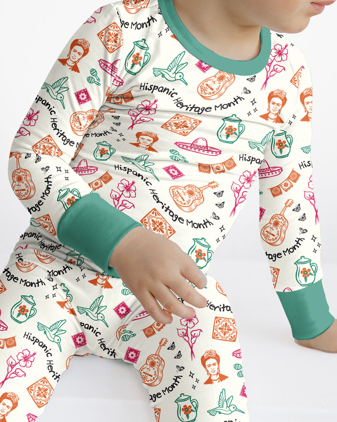 Hispanic Heritage Month Bamboo Two Piece Long Sleeve Pajama Set
