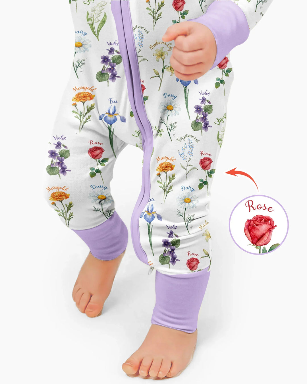 Gerippte Babykleidung mit individuellem Foto - Weich &amp; Skizzenhaft