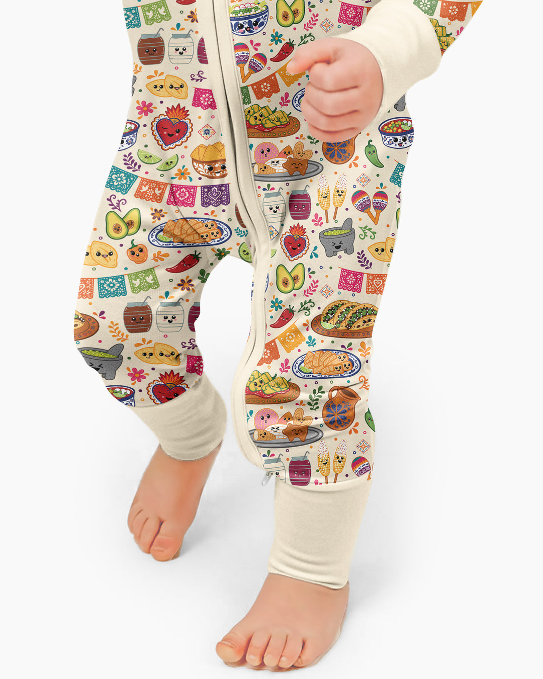 Gerippte Babykleidung mit individuellem Foto - Weich &amp; Skizzenhaft